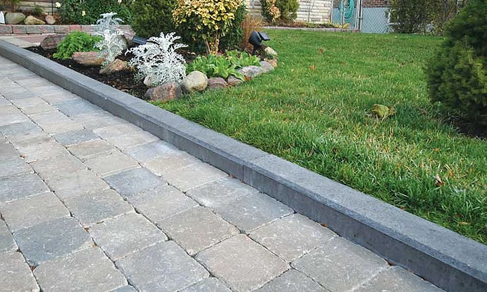 Image of a driveway featuring Driveway Curb product