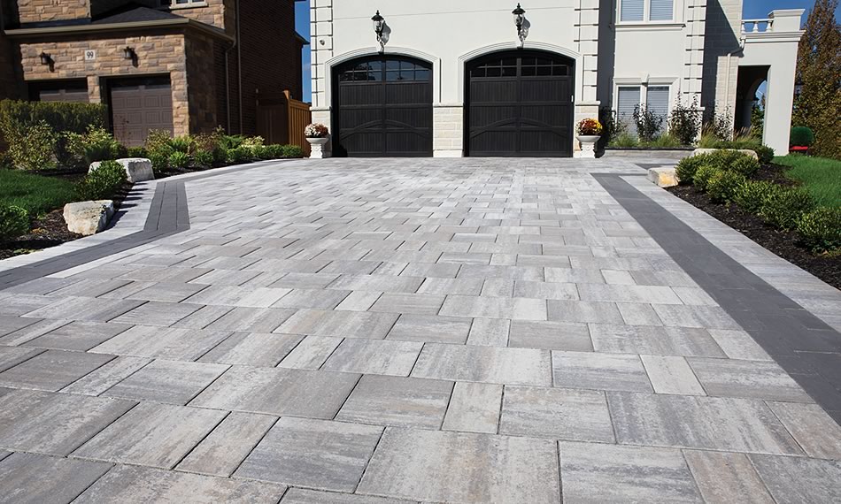 Image of a driveway featuring Trevista 80 Smooth product